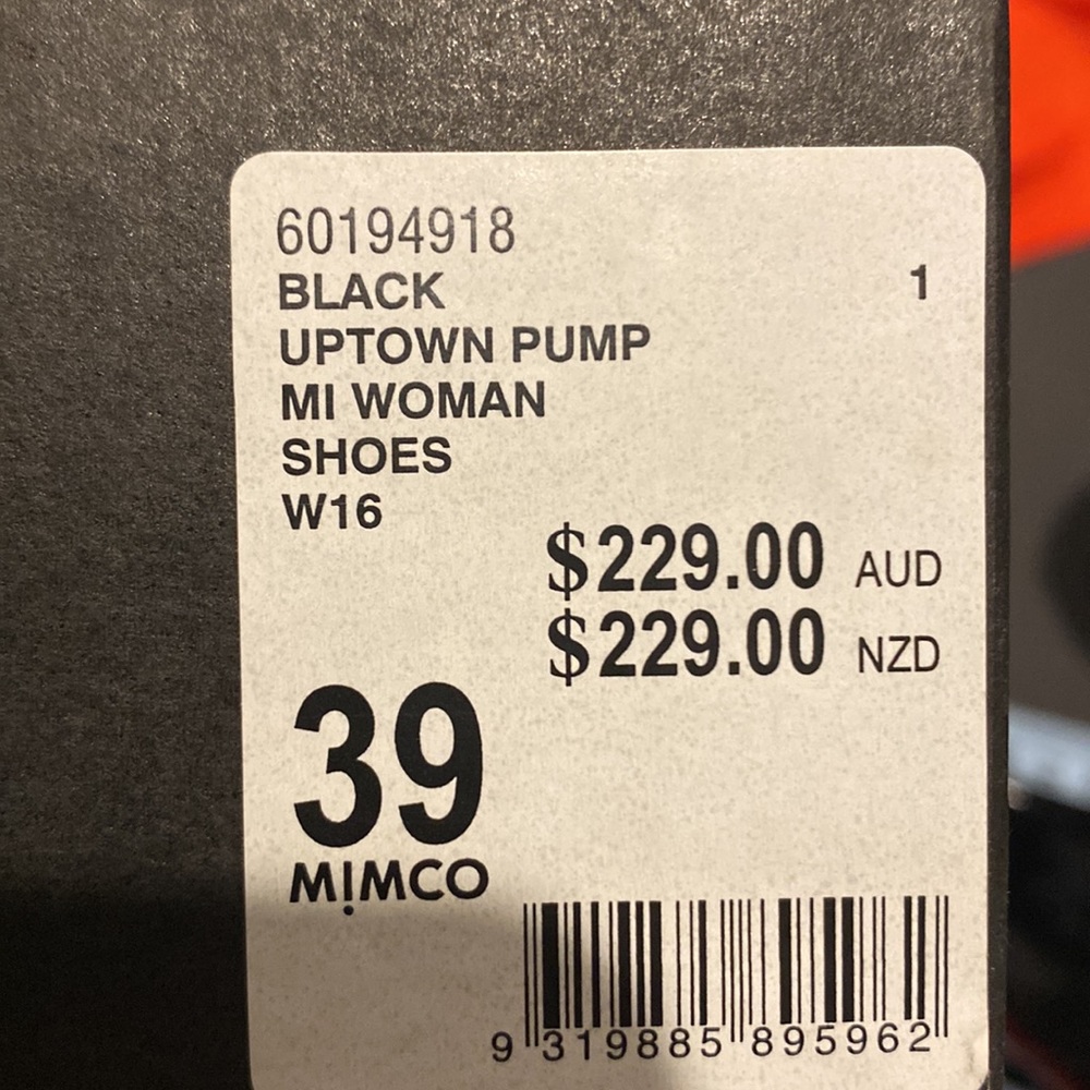 Mimco uptown pumps, Black, Size 39 - Picture 5 of 5